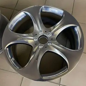 Литой диск Mersedes (матовый хром)