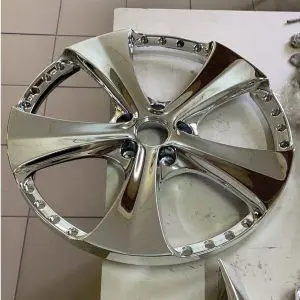 Реставрация спиннера хромом