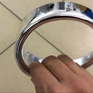 Хромирование окантовки мотофары