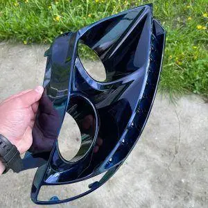 Реставрация подфарников (синий хром)